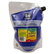 Fivestar Acrylic Paint Warm Blue 1.5 litre Pouch