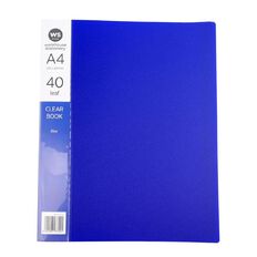 WS Colour Pop Clearbook 40 Page Blue