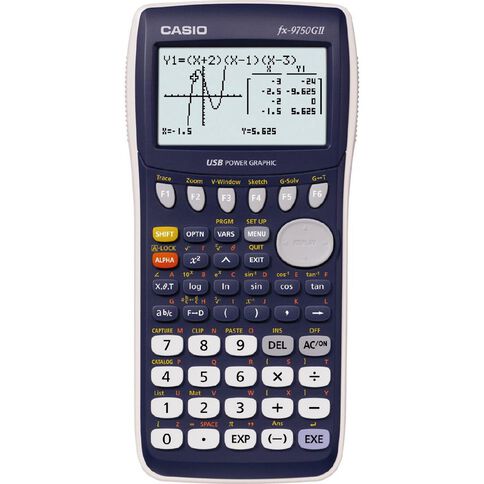 Casio Graphics Calculator Fx9750gii Warehouse Stationery Nz