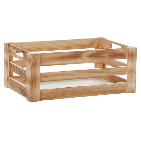 Living & Co Wooden Crate Large Natural