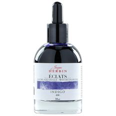 Jacques Herbin Eclats Watercolour Ink 410 Indigo 50ml