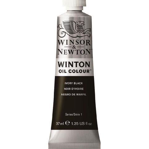 Winsor & Newton Winton Oil Paint 37ml Ivory Black
