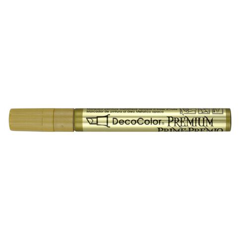 MARVY #350 Decocolor Premium Chisel Tip Paint Marker Gold