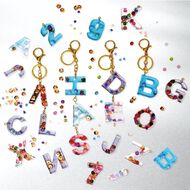 Uniti Alphabet Resin Key Chain