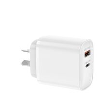 Tech.Inc 45W USB C + USB A Dual PD Wall Charger TI451C Tech.Inc 45W USB C + USB A Dual PD Wall Charger TI451C