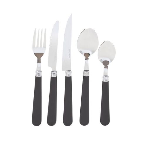 Living & Co Cutlery Set 40 Piece Black
