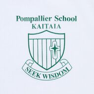 Schooltex Pompallier Short Sleeve Polo with Transfer