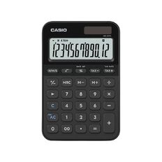 Casio MS20YCBK Desktop 12 Digit Calculator Black