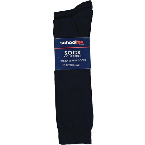 Schooltex Plain Knee High Socks 2 Pack