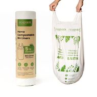 Ecopack Compostable Bin Liners 60L 5 pack
