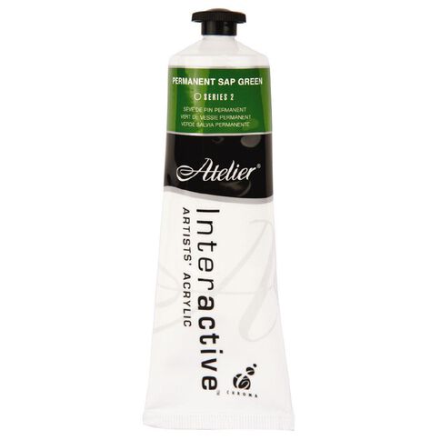 Atelier S2 Acrylic Paint Permanent Sap Green