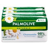 Palmolive Naturals Chamomile Balanced & Mild Soap 90g 4 Pack White