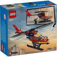 LEGO CITY Fire Rescue Helicopter 60411