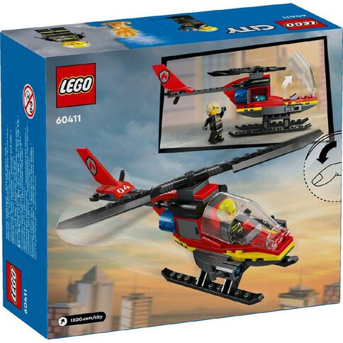 LEGO CITY Fire Rescue Helicopter 60411