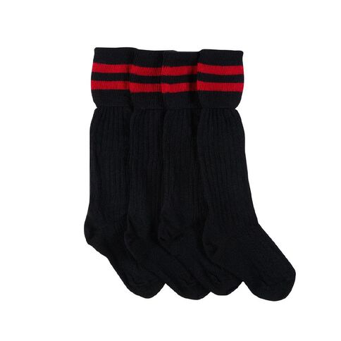 Schooltex Striped School Socks 2 Pack