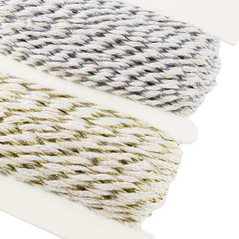 Uniti Twine Gold Silver 10m 2 Pack