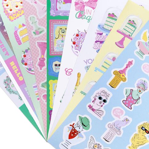 Uniti Life Style Mini Sticker Book 18 Sheets