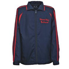Schooltex Hoon Hay Track Jacket with Embroidery & with Screenprint