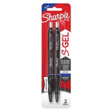Sharpie Retractable 0.7mm Gel Pen Blue 2 Pack