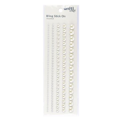 Uniti Bling Borders Silver Assorted