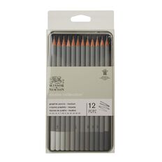 Winsor & Newton Studio Graphite Pencils Medium 12 Pack