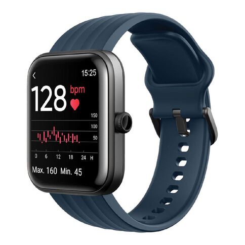 Ryze Evo Smart Watch With Alexa Red + Blue