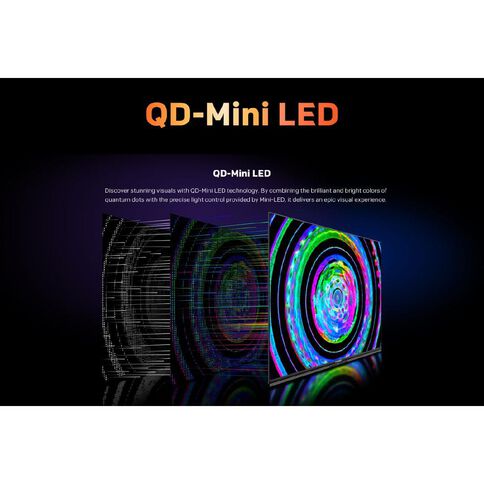 JVC 65 Inch 4K Quantum-Dot Mini-LED Google Smart TV 2025
