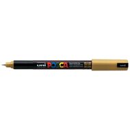 Uni Posca Marker 0.7mm Ultra-Fine Pin Tip Gold