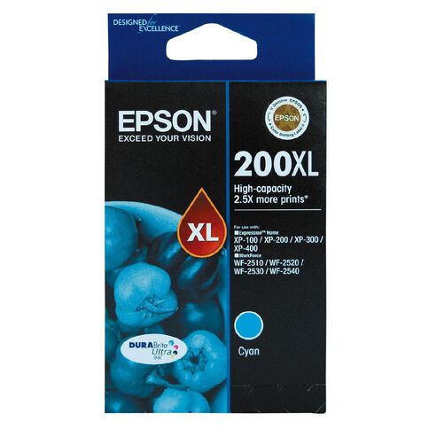 Epson Ink 200XL Cyan (450 Pages)