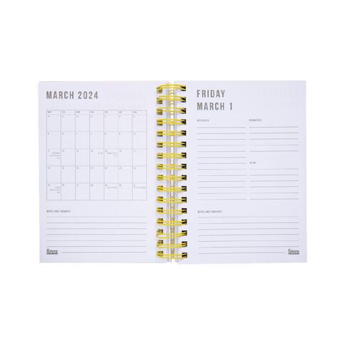 Future Useful Sticky Note Daily Diary 2024 A5