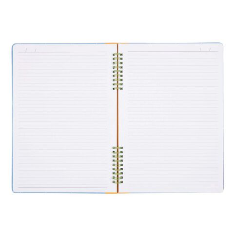 Uniti Stationery Checker Blue A4 Notebook