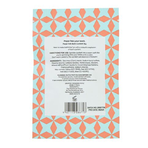Poppi Kids Bath Confetti