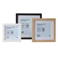 Living & Co Premium Photo Frame 8in x 8in Black