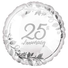 Amscan 45cm Standard Happy 25th Anniversary