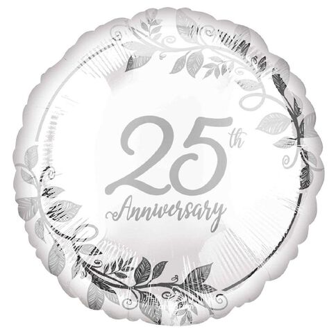 Amscan 45cm Standard HX Happy 25th Anniversary