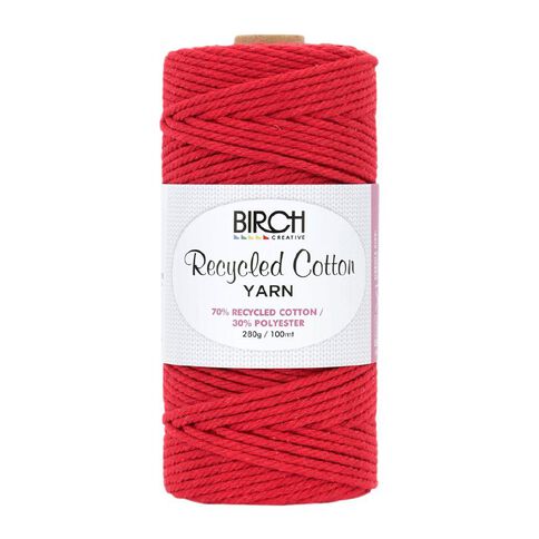 Birch 70% Recycled Cotton 280G Red