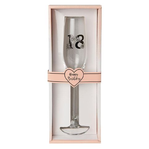 Party Inc 18th Champagne Flute 250ml