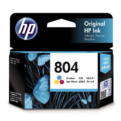 HP Ink Cartridge 804 Tri Colour (165 Pages)