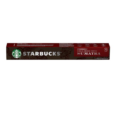 Starbucks by Nespresso Coffee Capsule Original Sumatra 10x55g