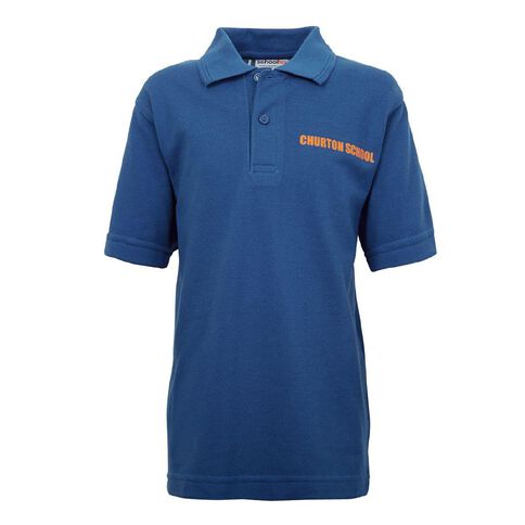 Schooltex Churton School Short Sleeve Polo with Screenprint