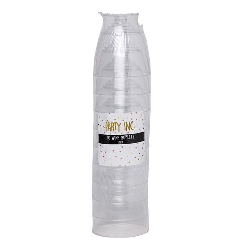 Party Inc Wine Glass Clear 10 Pack