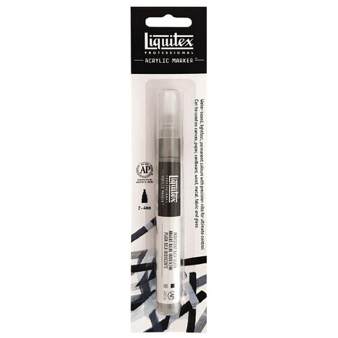 Liquitex Professional Acrylic Marker 2-4mm Iridescent Rich Silver