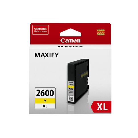 Canon Ink PGI2600XL Yellow (1500 Pages)