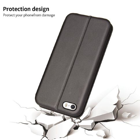 INTOUCH iPhone 7/8/SE Milano Wallet Case Black