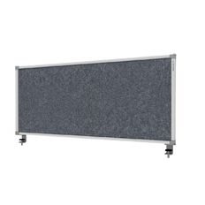 Boyd Visuals Desk Mounted Partition 1160W Grey Mid