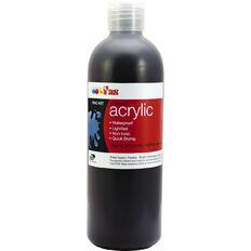 FAS Paint Student Acrylic Black 500ml