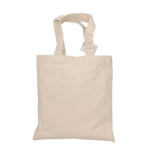 Uniti DIY Canvas Shopping Bag Natural 27cm x 30cm