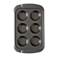 Living & Co Heavy Gauge Non-Stick Muffin Tray 6 Cup