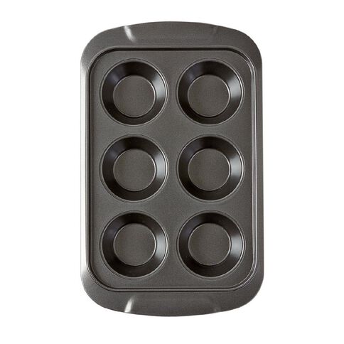 Living & Co Heavy Gauge Non-Stick Muffin Tray 6 Cup