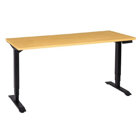 Jasper J Emerge Electric Height Adjustable Desk 1500 Beech/Ironstone